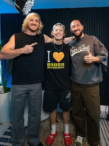 brycecrawford Instagram post about Christian podcast interview