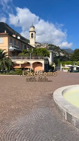 bybrittanynoonan Instagram post about Family travel in Lake Como
