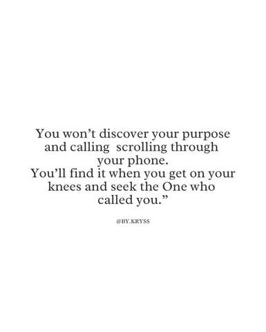 by.kryss Instagram post about Purpose and faith