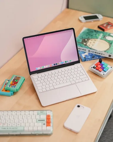 bytereview Instagram post about Pink tech collection