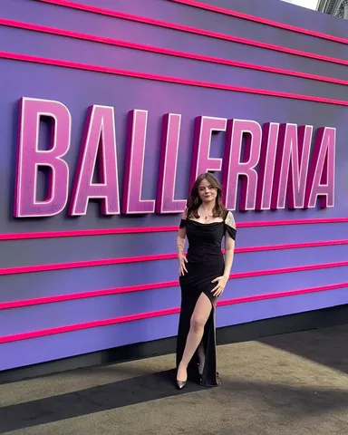 c9emz Instagram post about Ballerina film premiere
