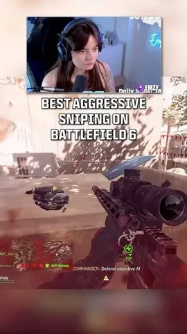c9emz Instagram post about Battlefield 6 sniping build