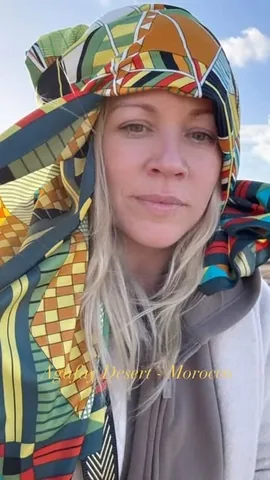 caitfraser Instagram post about Agafay Desert adventure travel