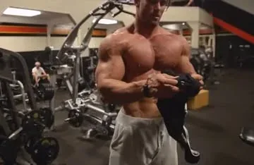 calumvonmoger Instagram post about Bodybuilding training