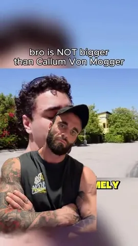 calumvonmoger Instagram post about Bodybuilding challenge