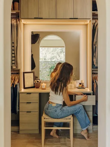 camillestyles Instagram post about Closet design
