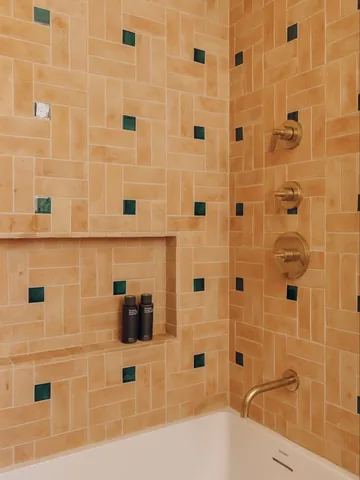 camillestyles Instagram post about Custom tile design