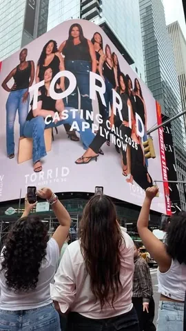 candicehuffine Instagram post about Torrid Casting Call