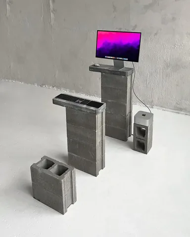 canoopsy Instagram post about Desk setup