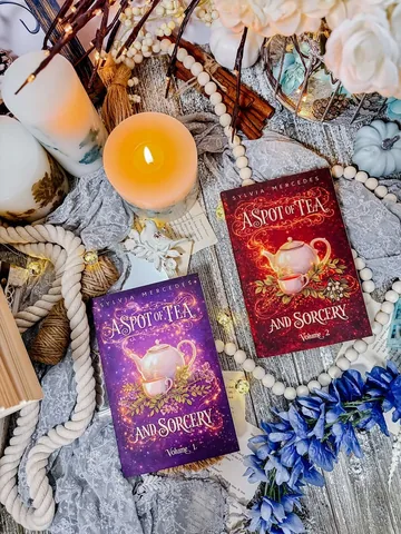 canxdancexreads Instagram post about A Spot of Tea and Sorcery promotion