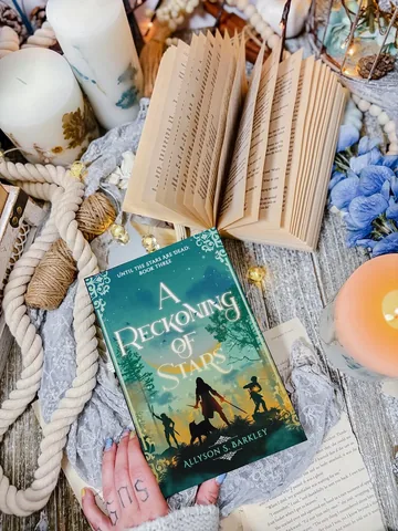 canxdancexreads Instagram post about A Reckoning of Stars book promotion