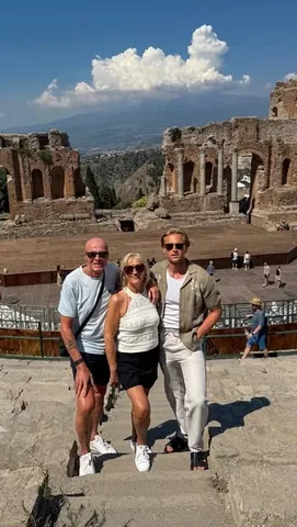 carlcunard Instagram post about Family travel