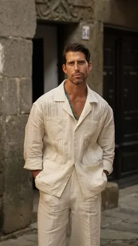 carlos_domord Instagram post about Linen evening outfit