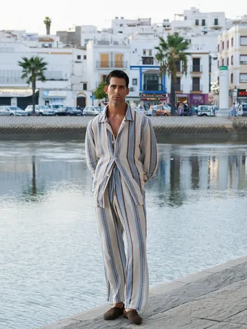 carlos_domord Instagram post about Blue and striped menswear