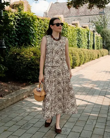 carly Instagram post about Late summer fashion