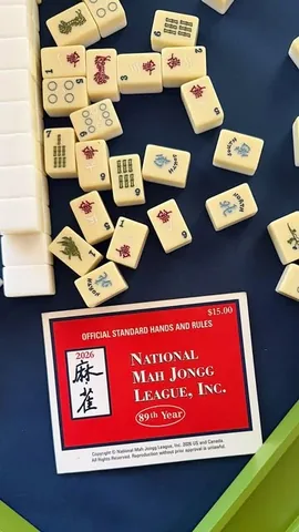carly Instagram post about Mahjong tiles