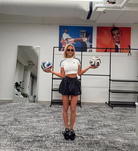 carodaur Instagram post about Football fandom