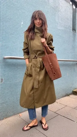carolinesstylehacks Instagram post about Outerwear review
