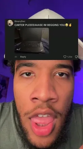 carterpcs_ Instagram post about Laptop giveaway or selection