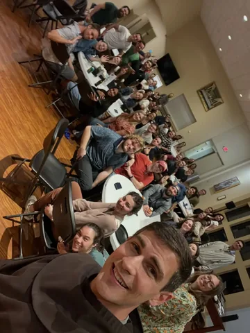 caseyofm Instagram post about Young adult Catholic event