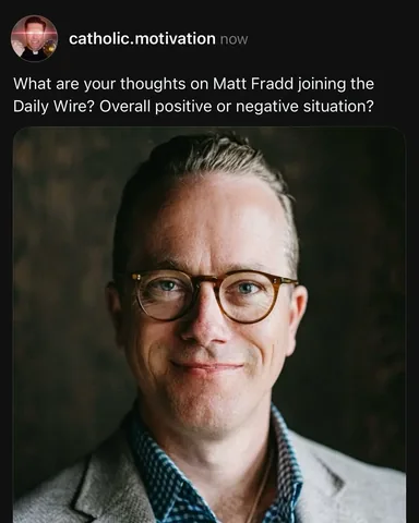 catholic.motivation Instagram post about Catholicism and conservatism