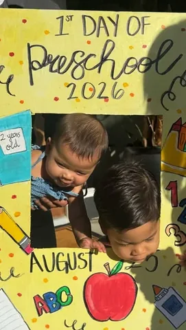catieli Instagram post about Preschool transition