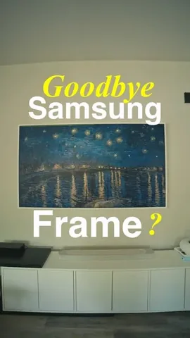 _cedlom Instagram post about Samsung Frame replacement