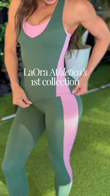 __chady__ Instagram post about LaOra Athletica collection reveal