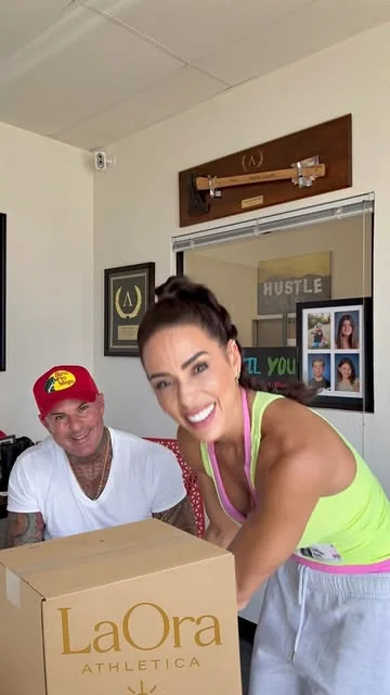 __chady__ Instagram post about LaOra Athletica presale