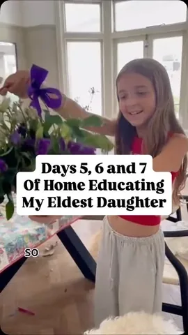 chantellechamps Instagram post about Home education activities