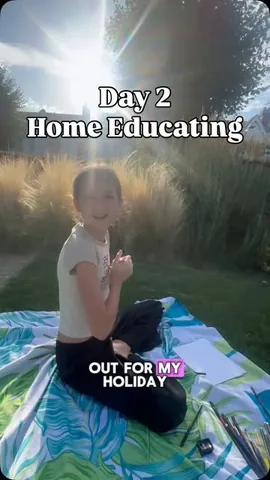 chantellechamps Instagram post about Home education