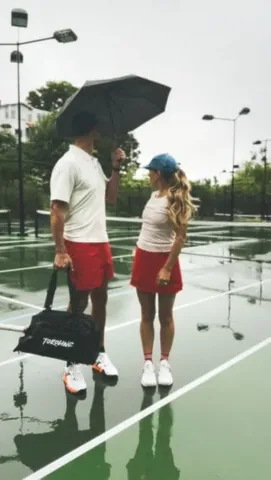 chantellepaige Instagram post about Tennis themed entertainment