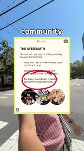 charleeatkins Instagram post about Community centered marketing