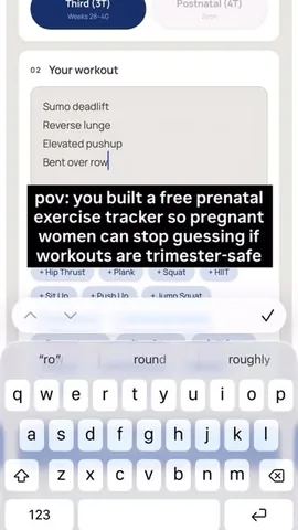 charleeatkins Instagram post about Prenatal exercise guidance