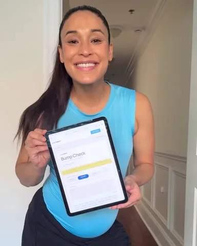 charleeatkins Instagram post about AI fitness product launch