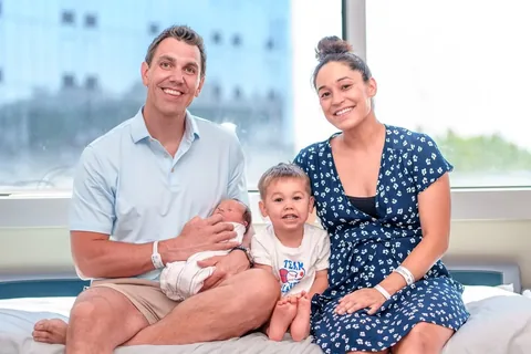 charleeatkins Instagram post about Birth announcement