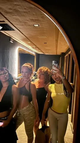 charlizeglass Instagram post about Pre show routine