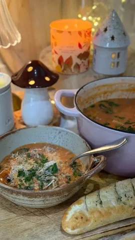 charltaylor Instagram post about Italian meatball soup recipe