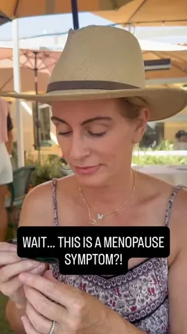 cheekybeautyla Instagram post about Menopause and eye symptoms