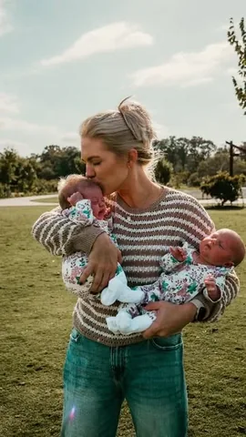chelsealeighdamon Instagram post about Life with infant twins