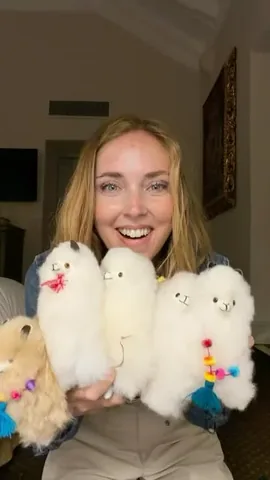 chiaraferragni Instagram post about Peru travel purchases and gifts