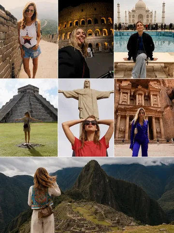 chiaraferragni Instagram post about New Seven Wonders of the World