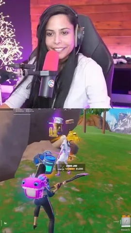 chica Instagram post about Fortnite gameplay