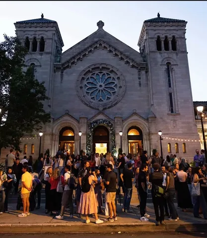chicagopriest Instagram post about Church community invitation