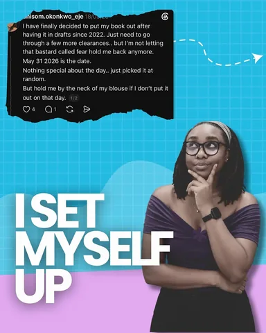 chisom.okonkwo_eje Instagram post about Book publication