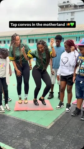 chloearnoldtaps Instagram post about Dance and travel in Cameroon