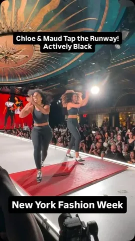 chloearnoldtaps Instagram post about Fashion Week performance