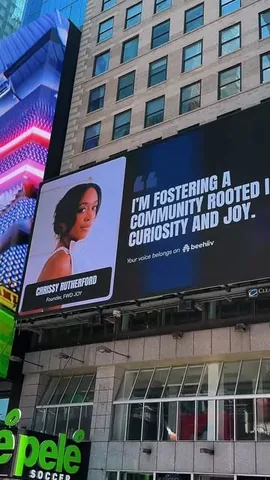 chrissyford Instagram post about Newsletter and creator journey