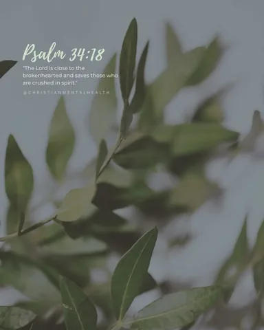 christianmentalhealth Instagram post about God’s presence in hardship
