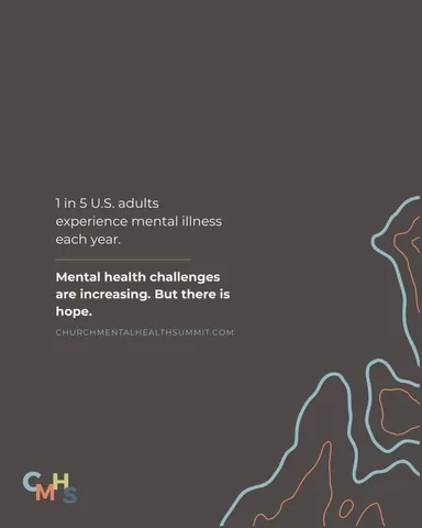 christianmentalhealth Instagram post about Free Church Mental Health Summit